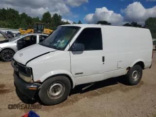 2000 Chevrolet Astro Cargo с VIN 1GCDM19W2YB107716, выставлен на аукционе Copart как лот 69660935 с пробегом Не указан миль и На запчасти • Non repairable. История ставок и продаж доступна на DreamBid. Изображение 1.