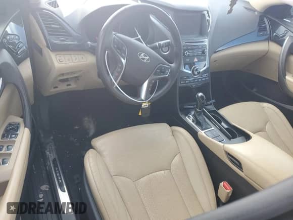 2015 Hyundai Azera with VIN KMHFG4JG7FA483719, listed as a Copart auction lot 80780064 with 112,629 mi miles and Salvage title. Bid and sale history available at DreamBid. Image 8.
