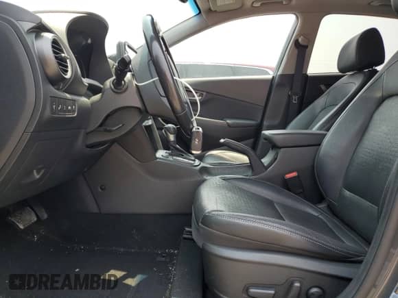 2021 Hyundai Kona Ultimate with VIN KM8K53A55MU606636, listed as a Copart auction lot 59309375 with 108,676 mi miles and Salvage title. Bid and sale history available at DreamBid. Image 7.