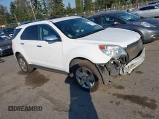 2015 Chevrolet Equinox LTZ with VIN 2GNFLHE38F6409535, listed as a IAAI auction lot 43341239 with 175,931 mi miles and . Bid and sale history available at DreamBid. Image 1.