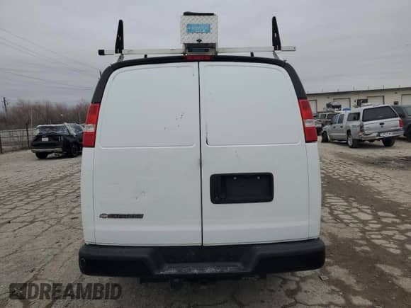 2019 Chevrolet Express Cargo with VIN 1GCWGAFP9K1367606, listed as a Copart auction lot 87336624 with 98,989 mi miles and Clean title. Bid and sale history available at DreamBid. Image 6.