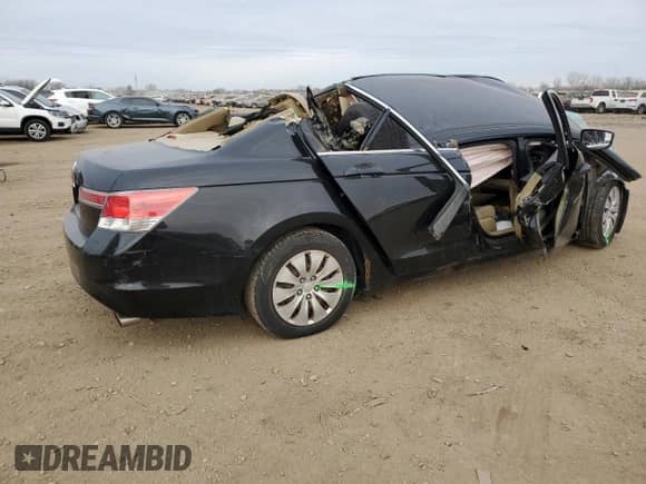 2011 Honda Accord LX z VIN 1HGCP2F32BA142905, wystawiony jako Copart lot #41627085 z przebiegiem Nie podano mil oraz Szkoda całkowita • Salvage title. Historia ofert i sprzedaży dostępna na DreamBid. Obrazek 3.