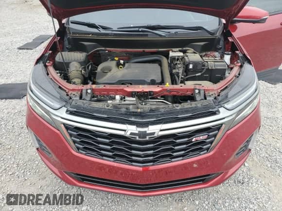 2023 Chevrolet Equinox RS с VIN 3GNAXMEG0PS129556, выставлен на аукционе Copart как лот 80293885 с пробегом 48 997 миль миль и Списание • Salvage title. История ставок и продаж доступна на DreamBid. Изображение 12.