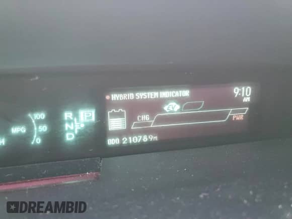 2012 Toyota Prius with VIN JTDKN3DP1C3012180, listed as a Copart auction lot 70231125 with 210,789 mi miles and Salvage title. Bid and sale history available at DreamBid. Image 9.