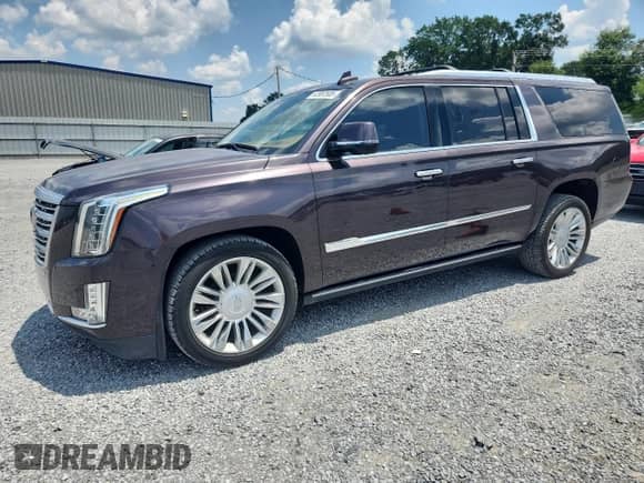 2016 Cadillac Escalade ESV Platinum z VIN 1GYS4KKJ2GR108828, wystawiony jako Copart lot #62887505 z przebiegiem 166 428 mil mil oraz Czysty tytuł • Clean title. Historia ofert i sprzedaży dostępna na DreamBid. Obrazek 1.