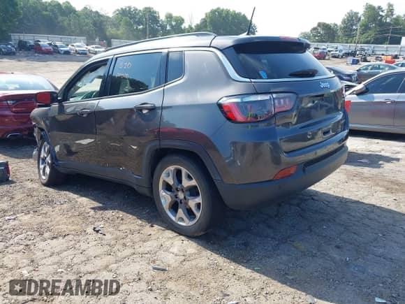 2021 Jeep Compass Limited z VIN 3C4NJCCB1MT522534, wystawiony jako IAAI lot #42689845 z przebiegiem 101 371 mil mil oraz . Historia ofert i sprzedaży dostępna na DreamBid. Obrazek 3.