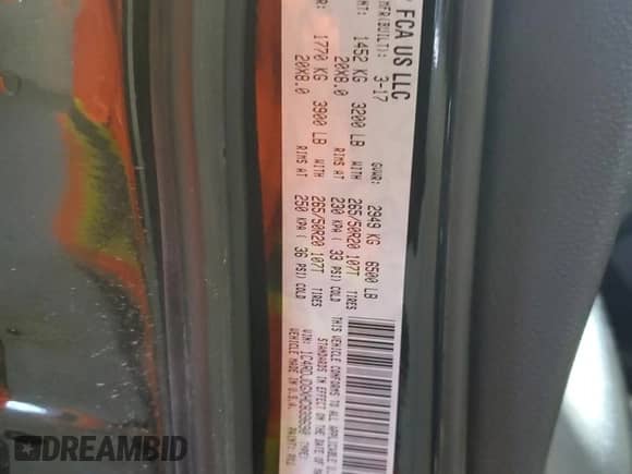 2017 Dodge Durango GT z VIN 1C4RDJDGXHC839690, wystawiony jako Copart lot #80498835 z przebiegiem 175 644 mil mil oraz Czysty tytuł • Clean title. Historia ofert i sprzedaży dostępna na DreamBid. Obrazek 14.