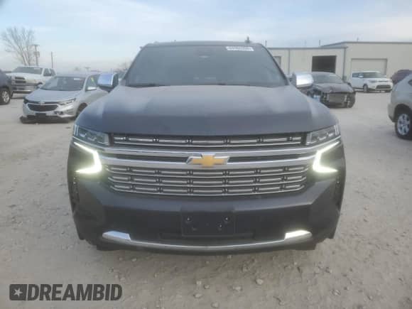 2023 Chevrolet Tahoe Premier with VIN 1GNSCSKD4PR563710, listed as a Copart auction lot 84965394 with 17,528 mi miles and Salvage title. Bid and sale history available at DreamBid. Image 5.