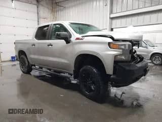 2020 Chevrolet Silverado 1500 Custom Trail Boss with VIN 3GCPYCEF7LG255928, listed as a IAAI auction lot 41109790 with 63,324 mi miles and . Bid and sale history available at DreamBid. Image 1.