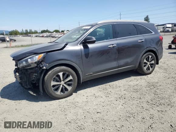 2018 Kia Sorento EX with VIN 5XYPHDA55JG395801, listed as a Copart auction lot 60622665 with 83,100 mi miles and Salvage title. Bid and sale history available at DreamBid. Image 1.
