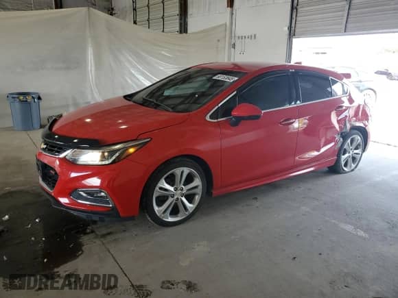 2017 Chevrolet Cruze Premier с VIN 3G1BF6SM1HS574663, выставлен на аукционе Copart как лот 68153845 с пробегом 69 966 миль миль и Списание • Salvage title. История ставок и продаж доступна на DreamBid. Изображение 1.