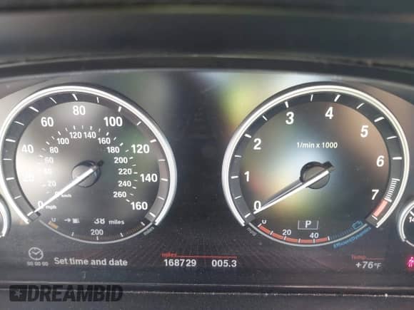 2012 BMW 7 Series 750i with VIN WBAKA8C52CDX01483, listed as a IAAI auction lot 42626956 with 168,729 mi miles and . Bid and sale history available at DreamBid. Image 7.