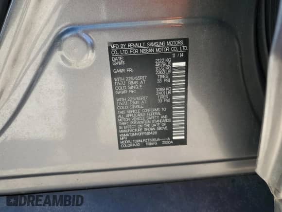 2015 Nissan Rogue SV с VIN KNMAT2MV0FP518428, выставлен на аукционе Copart как лот 85925165 с пробегом 168 740 миль миль и Чистый • Clean title. История ставок и продаж доступна на DreamBid. Изображение 13.