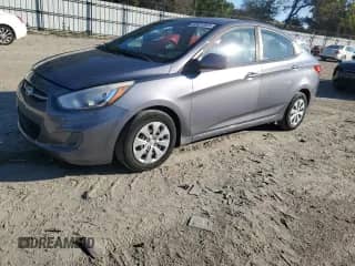 2017 Hyundai Accent SE with VIN KMHCT4AE8HU176302, listed as a Copart auction lot 82631845 with 123,042 mi miles and Salvage title. Bid and sale history available at DreamBid. Image 1.
