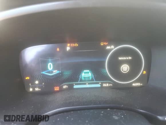 2021 Hyundai Santa Fe SEL with VIN 5NMS64AJ2MH330914, listed as a Copart auction lot 49106615 with 46,593 mi miles and Salvage title. Bid and sale history available at DreamBid. Image 9.