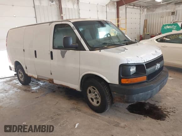2004 Chevrolet Express Cargo с VIN 1GCFG15X741198156, выставлен на аукционе IAAI как лот 42992891 с пробегом 349 455 миль миль и . История ставок и продаж доступна на DreamBid. Изображение 1.