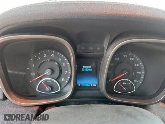 2013 Chevrolet Malibu Eco with VIN 1G11F5RR8DF121873, listed as a Copart auction lot 64127595 with 221,220 mi miles and Salvage title. Bid and sale history available at DreamBid. Image 9.