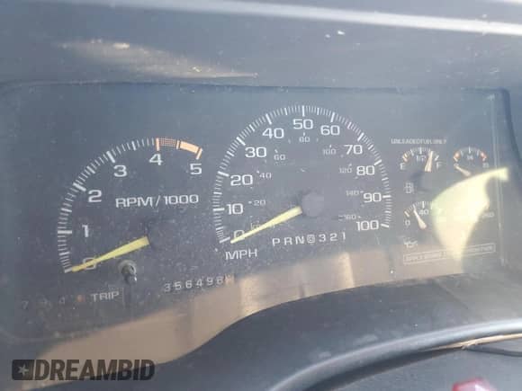 1995 Chevrolet Tahoe z VIN 3GNEK18K0SG103792, wystawiony jako Copart lot #80339604 z przebiegiem 356 496 mil mil oraz Szkoda całkowita • Salvage title. Historia ofert i sprzedaży dostępna na DreamBid. Obrazek 9.