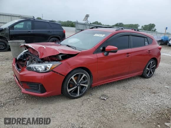 2020 Subaru Impreza Special Sports with VIN 4S3GTAM61L3705578, listed as a Copart auction lot 57214475 with 107,620 mi miles and Clean title. Bid and sale history available at DreamBid. Image 1.
