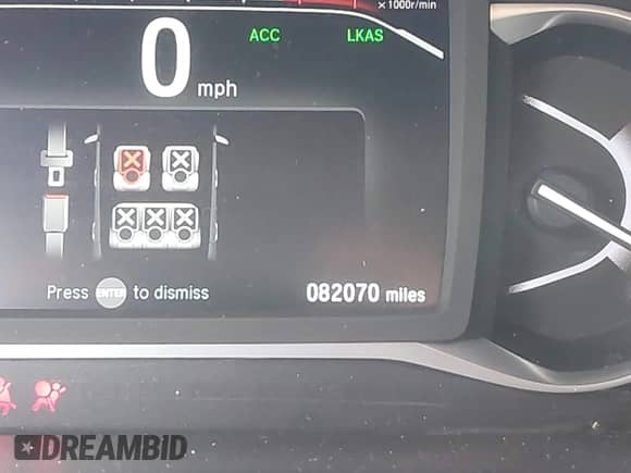 2022 Honda Passport EX-L с VIN 5FNYF7H53NB005258, выставлен на аукционе IAAI как лот 43291545 с пробегом 82 070 миль миль и . История ставок и продаж доступна на DreamBid. Изображение 15.