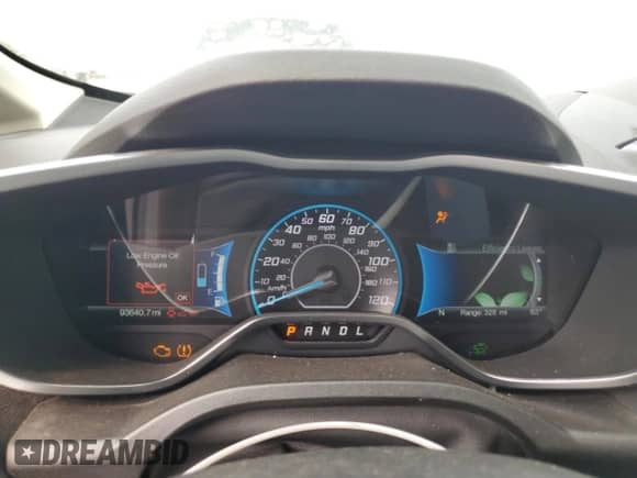 2017 Ford C-Max SE with VIN 1FADP5EU9HL107912, listed as a Copart auction lot 66146235 with 93,640 mi miles and Non repairable. Bid and sale history available at DreamBid. Image 9.