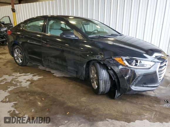 2017 Hyundai Elantra SE with VIN 5NPD84LF8HH017581, listed as a Copart auction lot 86431405 with 106,381 mi miles and Salvage title. Bid and sale history available at DreamBid. Image 4.