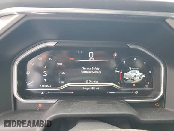 2023 GMC Sierra 1500 Denali z VIN 1GTUUGED7PZ270231, wystawiony jako Copart lot #58398935 z przebiegiem 14 572 mil mil oraz Nie do naprawy • Non repairable. Historia ofert i sprzedaży dostępna na DreamBid. Obrazek 9.