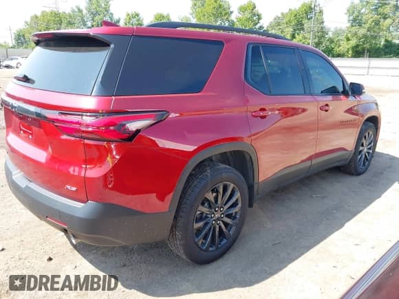 2023 Chevrolet Traverse RS с VIN 1GNEVJKW9PJ138047, выставлен на аукционе IAAI как лот 42958656 с пробегом 37 857 миль миль и . История ставок и продаж доступна на DreamBid. Изображение 4.