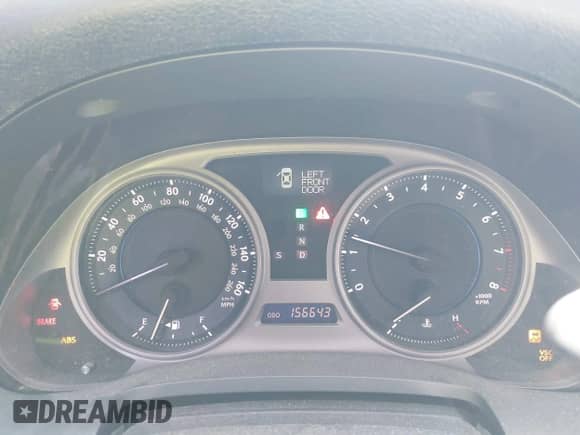 2008 Lexus IS 350 with VIN JTHBE262682015664, listed as a IAAI auction lot 42690798 with 156,643 mi miles and . Bid and sale history available at DreamBid. Image 7.