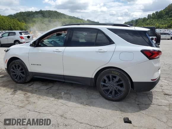 2024 Chevrolet Equinox RS with VIN 3GNAXWEG2RS106052, listed as a Copart auction lot 67771915 with 21,093 mi miles and Salvage title. Bid and sale history available at DreamBid. Image 2.
