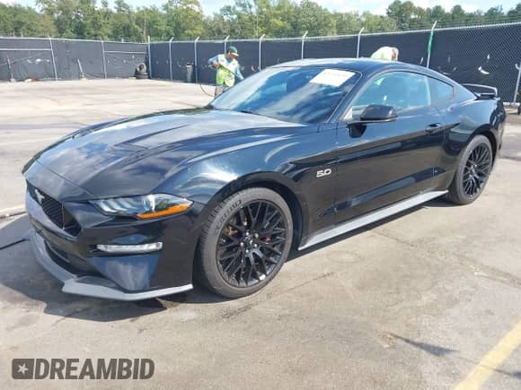2018 Ford Mustang GT с VIN 1FA6P8CF7J5106539, выставлен на аукционе IAAI как лот 43222470 с пробегом 76 223 миль миль и . История ставок и продаж доступна на DreamBid. Изображение 2.