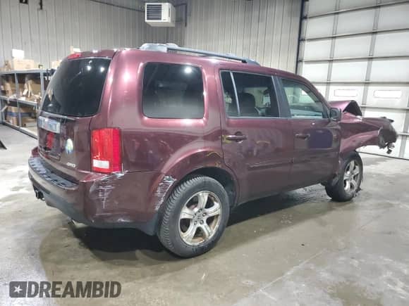 2012 Honda Pilot EX with VIN 5FNYF4H44CB027210, listed as a Copart auction lot 66487595 with 184,570 mi miles and Salvage title. Bid and sale history available at DreamBid. Image 3.