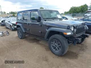2024 Jeep Wrangler Sport S с VIN 1C4PJXDN1RW123245, выставлен на аукционе IAAI как лот 43004987 с пробегом 18 144 миль миль и . История ставок и продаж доступна на DreamBid. Изображение 1.