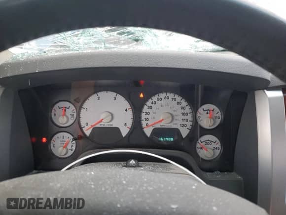 2006 Dodge 3500 Laramie with VIN 3D7LX38C66G166669, listed as a Copart auction lot 84561934 with 163,988 mi miles and Salvage title. Bid and sale history available at DreamBid. Image 9.