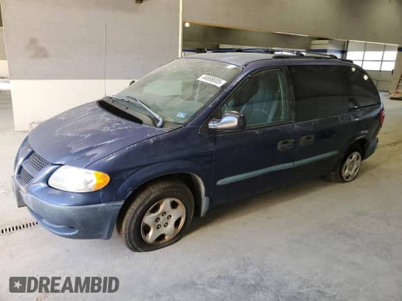 2002 Dodge Caravan SE with VIN 1B4GP25342B660748, listed as a Copart auction lot 44998005 with 224,032 mi miles and Salvage title. Bid and sale history available at DreamBid. Image 1.