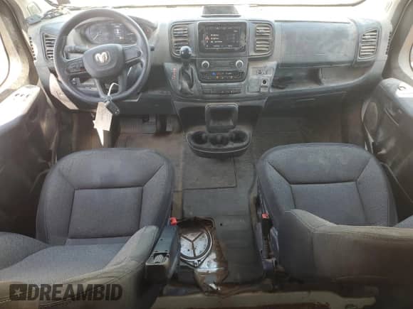 2023 Ram ProMaster Cargo with VIN 3C6LRVDG0PE606012, listed as a Copart auction lot 72094355 with 70,443 mi miles and Clean title. Bid and sale history available at DreamBid. Image 8.