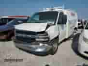 2019 Chevrolet Express Commercial с VIN 1GB0GRFG4K1196465, выставлен на аукционе Copart как лот 66754394 с пробегом 103 770 миль миль и Списание • Salvage title. История ставок и продаж доступна на DreamBid. Изображение 1.
