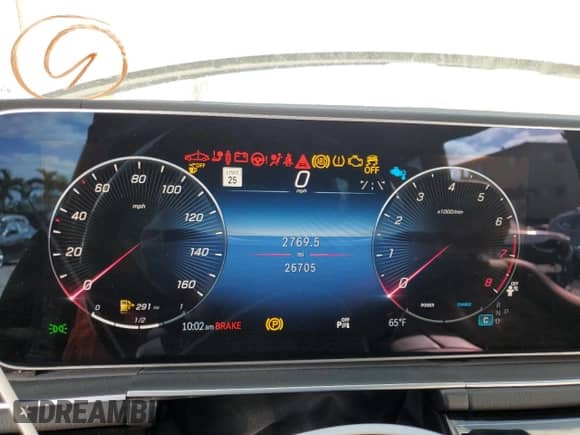 2024 Mercedes-Benz GLS 580 z VIN 4JGFF8FE0RB065082, wystawiony jako Copart lot #87834325 z przebiegiem 26 705 mil mil oraz Czysty tytuł • Clean title. Historia ofert i sprzedaży dostępna na DreamBid. Obrazek 9.