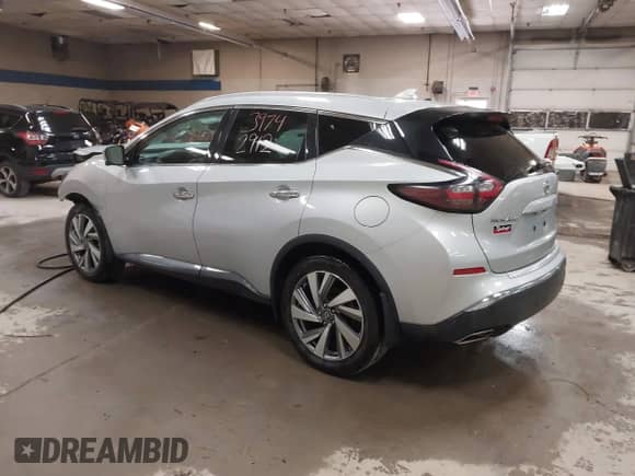 2019 Nissan Murano S with VIN 5N1AZ2MS1KN114656, listed as a IAAI auction lot 39742912 with 57,062 mi miles and . Bid and sale history available at DreamBid. Image 3.