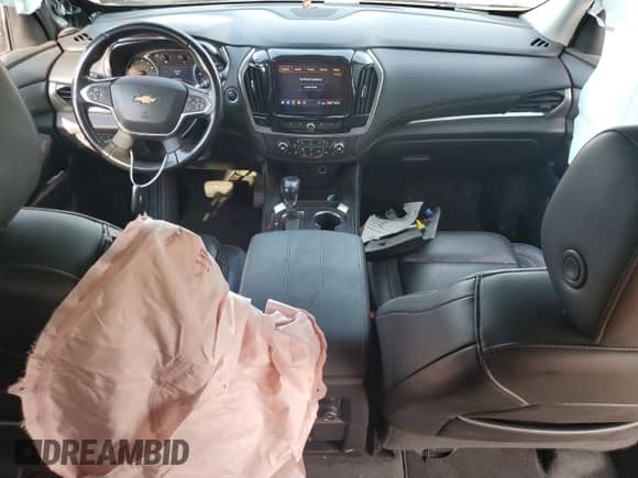 2021 Chevrolet Traverse LT with VIN 1GNEVHKW4MJ101251, listed as a Copart auction lot 66191235 with 73,708 mi miles and Salvage title. Bid and sale history available at DreamBid. Image 8.