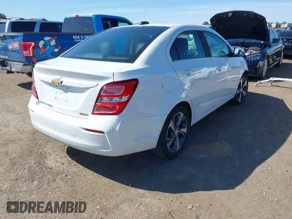 2017 Chevrolet Sonic Premier с VIN 1G1JF5SB6H4124303, выставлен на аукционе IAAI как лот 41839497 с пробегом 118 532 миль миль и . История ставок и продаж доступна на DreamBid. Изображение 4.