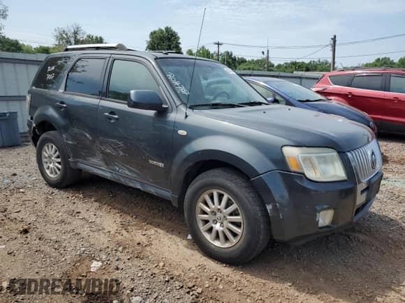 2008 Mercury Mariner Premier with VIN 4M2CU97108KJ09041, listed as a Copart auction lot 66354665 with 96,326 mi miles and Salvage title. Bid and sale history available at DreamBid. Image 4.