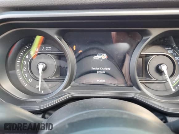 2025 Jeep Wrangler Sport S с VIN 1C4RJXN65SW583515, выставлен на аукционе Copart как лот 82069975 с пробегом 8 426 миль миль и Списание • Salvage title. История ставок и продаж доступна на DreamBid. Изображение 9.