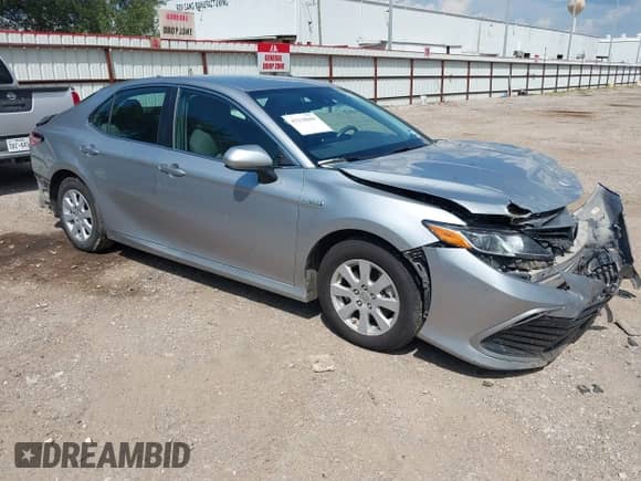 2021 Toyota Camry Hybrid LE with VIN 4T1C31AK3MU549454, listed as a IAAI auction lot 43138660 with 144,272 mi miles and . Bid and sale history available at DreamBid. Image 1.