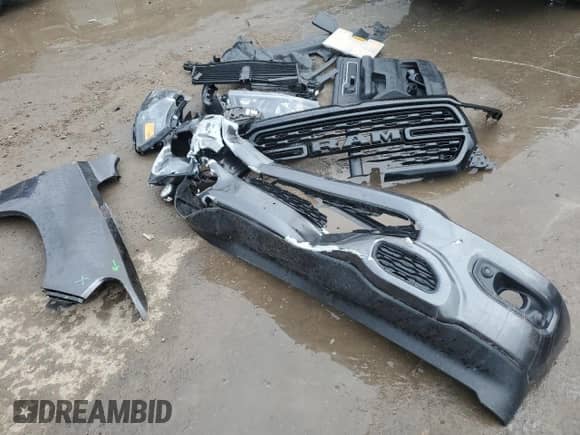 2024 Ram 1500 Big Horn with VIN 1C6RRFBG5RN156763, listed as a Copart auction lot 50502885 with 8,329 mi miles and Salvage title. Bid and sale history available at DreamBid. Image 12.