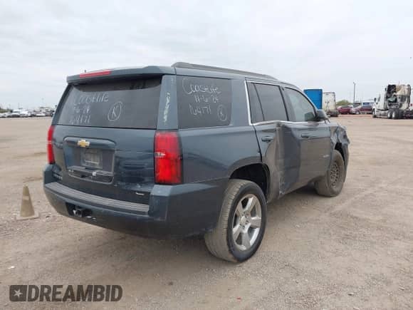 2019 Chevrolet Tahoe LS with VIN 1GNSCAKC7KR164171, listed as a IAAI auction lot 40981022 with 44,979 mi miles and . Bid and sale history available at DreamBid. Image 4.