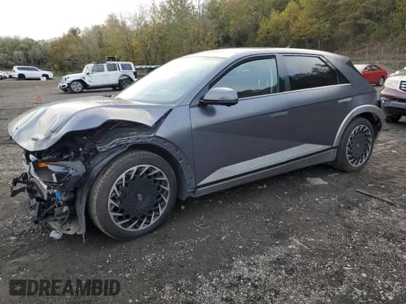 2022 Hyundai Ioniq 5 Limited with VIN KM8KRDAF1NU066450, listed as a Copart auction lot 86070425 with 172,497 mi miles and Salvage title. Bid and sale history available at DreamBid. Image 1.