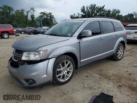 2015 Dodge Journey SXT with VIN 3C4PDCBB2FT577823, listed as a Copart auction lot 68535305 with 97,864 mi miles and Salvage title. Bid and sale history available at DreamBid. Image 1.
