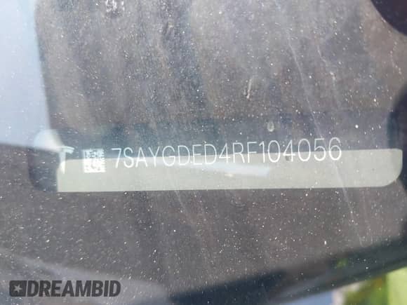 2024 Tesla Model Y с VIN 7SAYGDED4RF104056, выставлен на аукционе IAAI как лот 42924338 с пробегом 13 466 миль миль и . История ставок и продаж доступна на DreamBid. Изображение 9.