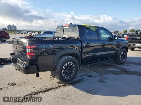 2024 Nissan Frontier SV with VIN 1N6ED1EJ8RN607231, listed as a Copart auction lot 68196945 with 7,866 mi miles and Salvage title. Bid and sale history available at DreamBid. Image 3.